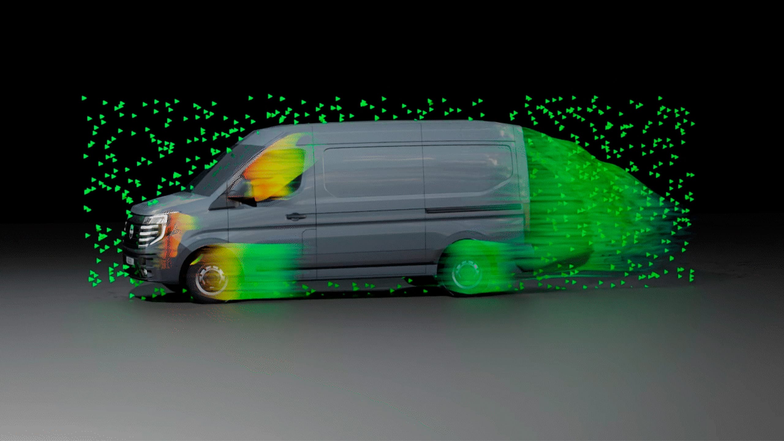 Nissan Interstar enhanced aerodynamics demonstration